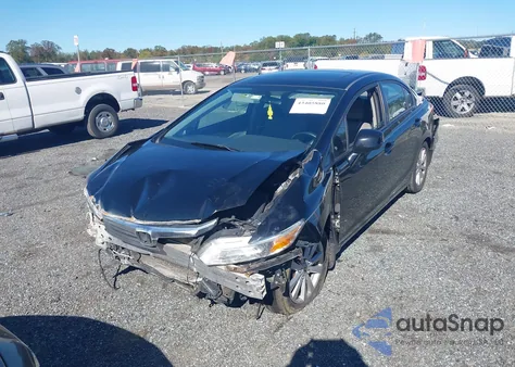 2012 Honda Civic Ex из США, поврежденный, VIN 2HGFB2F81CH321379